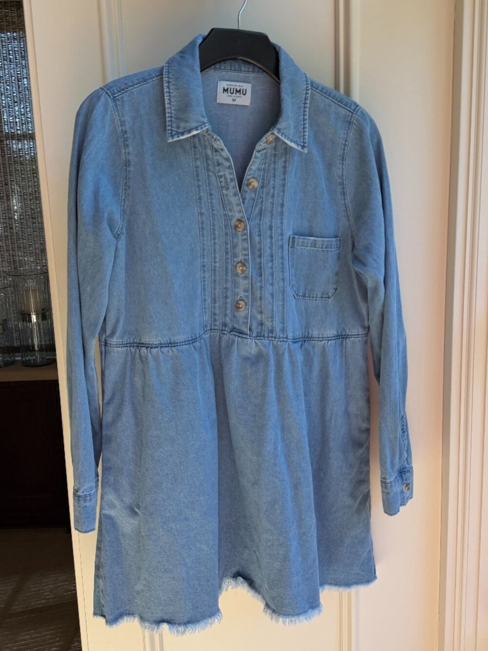 Louisiana Blue Denim Shirt Dress by Show Me Your Mumu